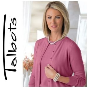 TALBOTS WOMANS PINK SWEATER. SZ S